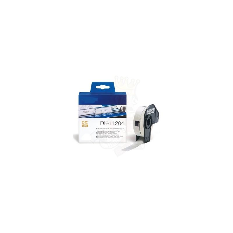 White 17mmX54mm 400psc for Brother P-Tou ch QL1000 1050 1060