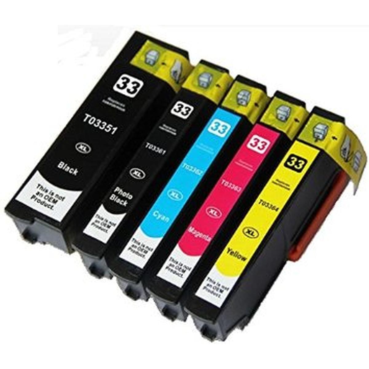 14Ml Compatible Epson XP530/XP630/XP635/ XP830#33XLBK(FOTO)