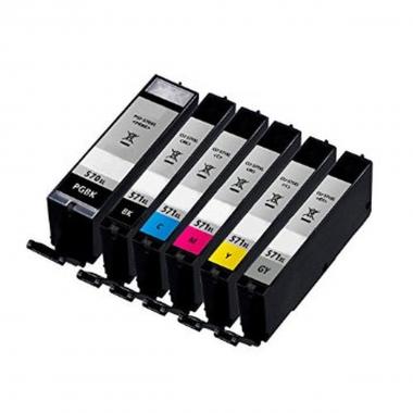 CARTUCCE PER Canon MG5700,MG6800,MG7 700#CLI-571MXL, 10.8ML