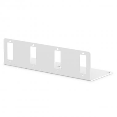 Piastra adattatore per dn-96800s-2, grigio (ral 7035) 4 sc-dx, lc-qd