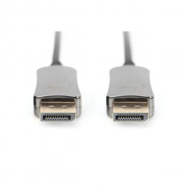 DIGITUS Cavo in fibra ottica ibrido DisplayPort<sup></sup> AOC, UHD 8K, 10 m