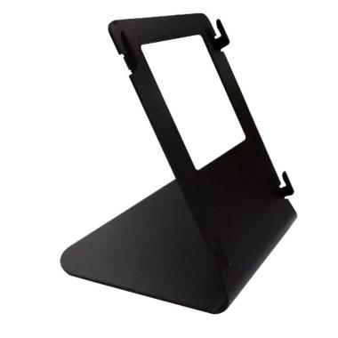 Supporto da tavolo specifico per videocitofoni compatibile con i monitor ak-c313 e ak-c315, fori di connessione, misure: 115 (i) x 124 (la) x 90 (lu) mm, fabbricato in alluminio