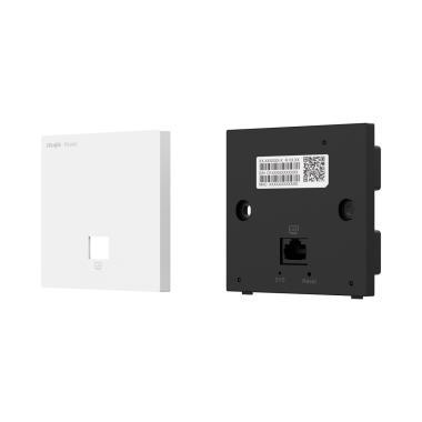 Reyee access point wi-fi 5 omnidirezionale a parete, supporta 802.11 b/g/n/ac wave 1 e 2 2.4ghz e 5ghz, velocitÀ di trasmissione fino a 1267 mbps, 2x porte rj45 gigabit , installaz