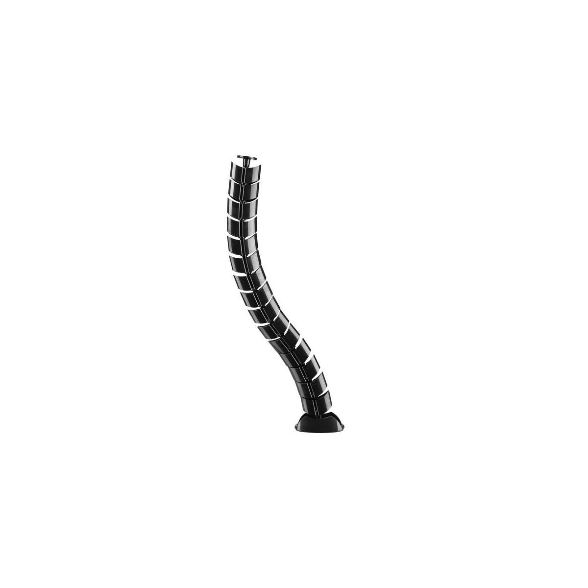 Cable management organizer equip 650861 a doppio canale nero