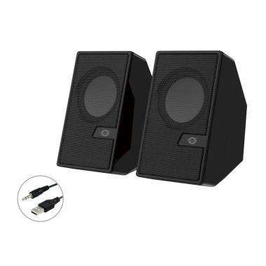 Casse conceptronic bjorn02b nere per pc e portatile - usb - connettivitÀ wireless bluetooth 5.0