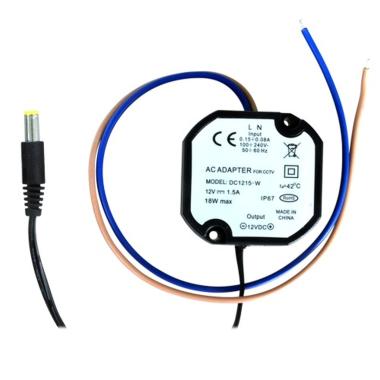 Alimentatore elettronico 12 v / 1500 ma, dimensioni ridotte, 52(al) x 50(an) x 25(fo), stabilizzato, ip67