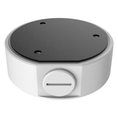 Scatola di giunzione per telecamere dome, per esterni, installazione a tetto o parete, passacavo, colore bianco