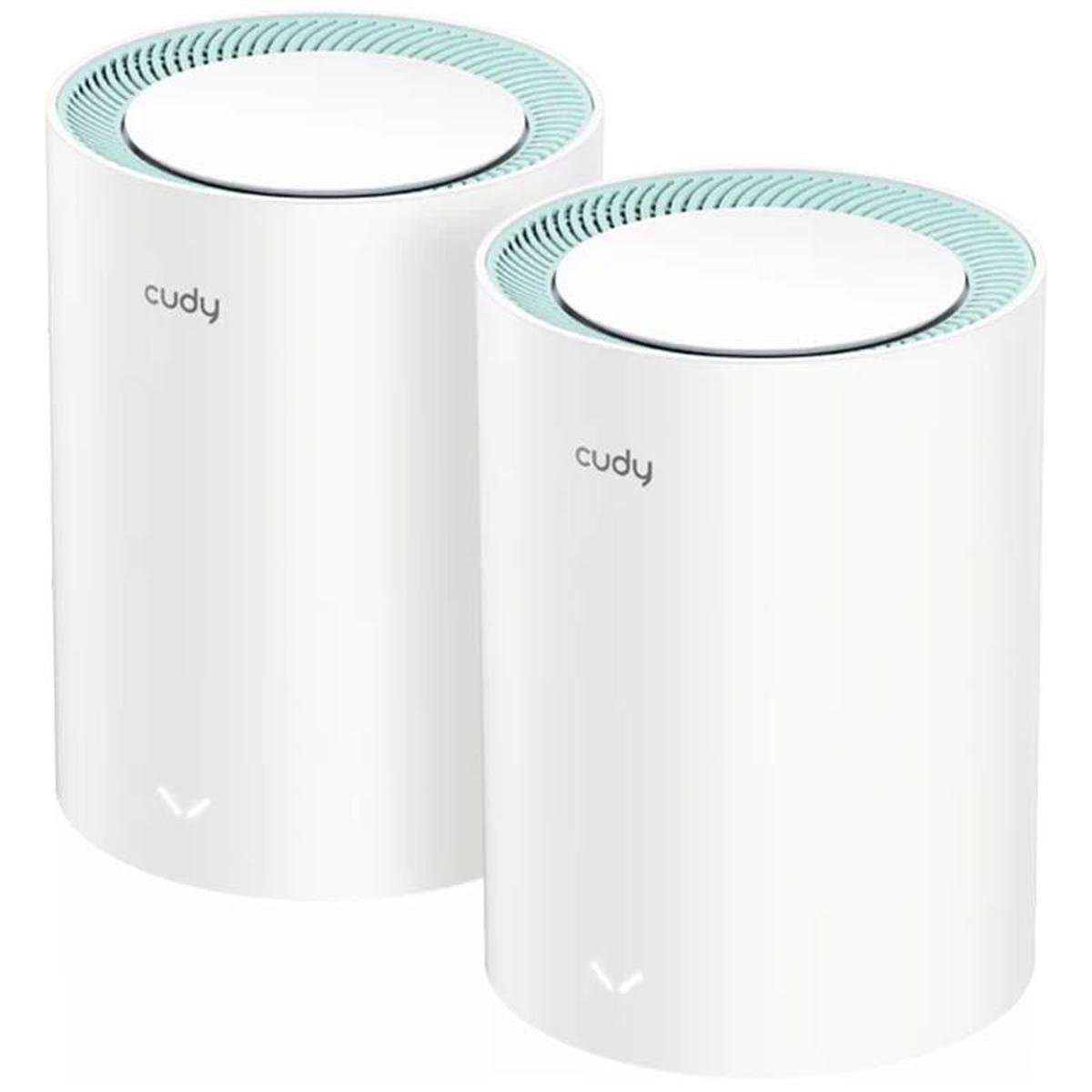 Router gigabit mesh gigabit ac1200 dual band, confezione da 2