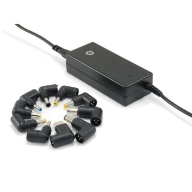 Alimentatore universale notebook multi-voltaggio 65w 10 tips, conceptronic cnb65