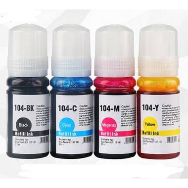 Inchiostro universdale comp. per epson t102, t103, t104, t106, colore giallo