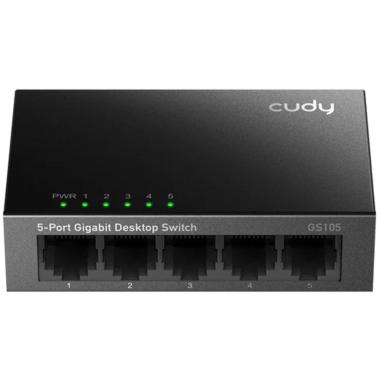 Switch 5 porte gigabit, 10/100/1000, alloggiamento in metallo