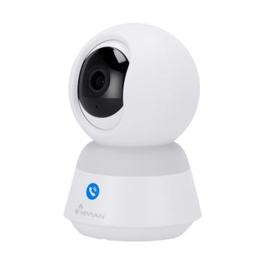 Telecamera nivian smart 2.5k 4mp, pulsante di chiamata, modalita' privacy, wifi 2.4 ghz,  , ir 10 m, rilevamento di persone, autotracking, registrazione su scheda microsd o cloud,