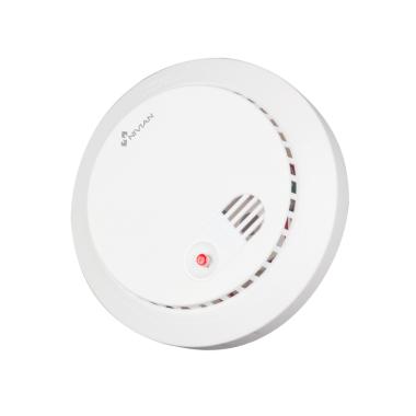 Nivian smart rilevatore di fumo, sirena integrata e led, funzionamento con centrale o stand alone, wireless 433 mhz, compatibile con la centrale d'allarme nivian smart