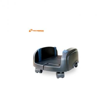 Techmade carrellino con ruote per pc colore nero