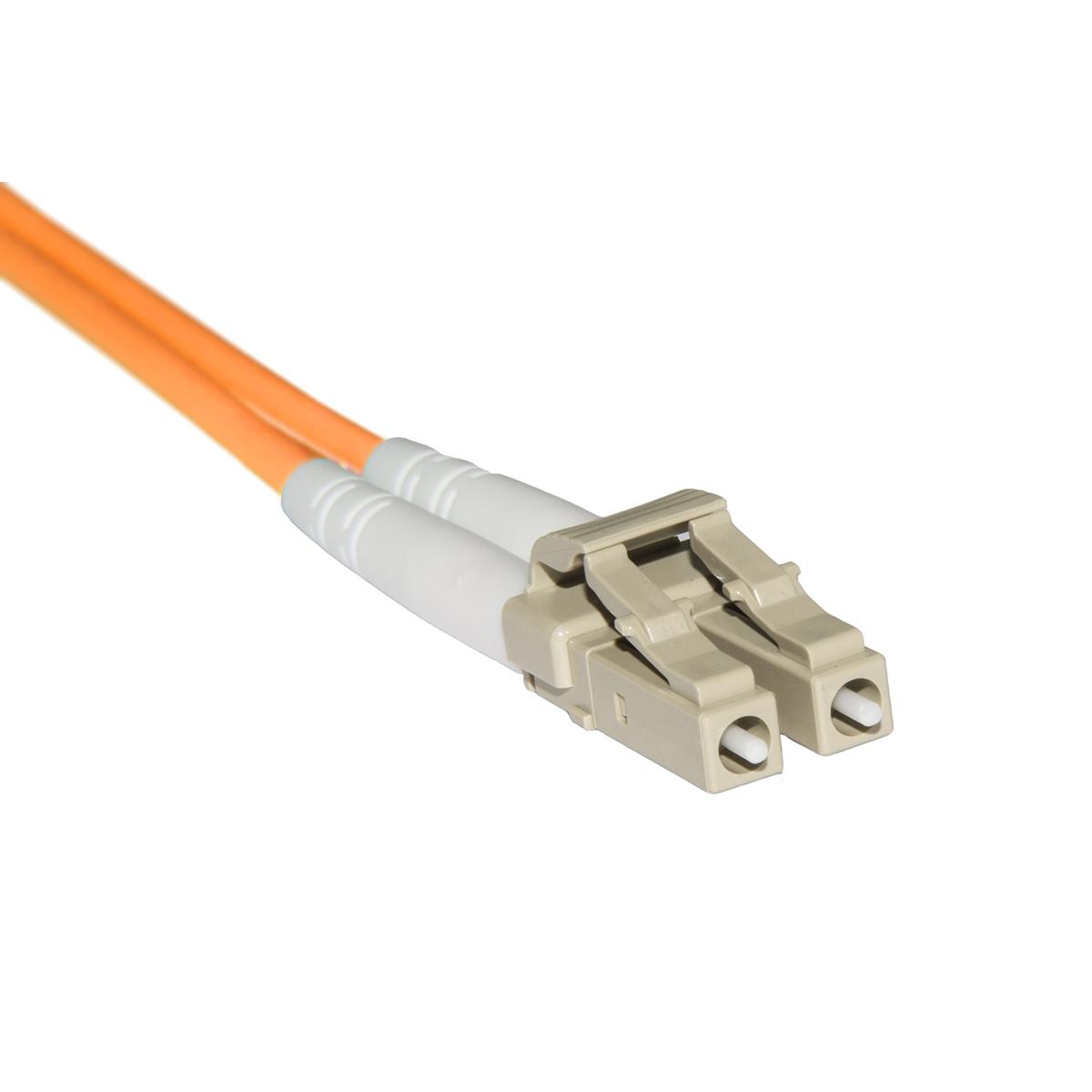 Cavo fibra ottica lc a lc multimode duplex om2 50/125 mt.5