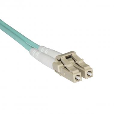 Cavo fibra ottica lc a lc multimode duplex om3 50/125 mt.10