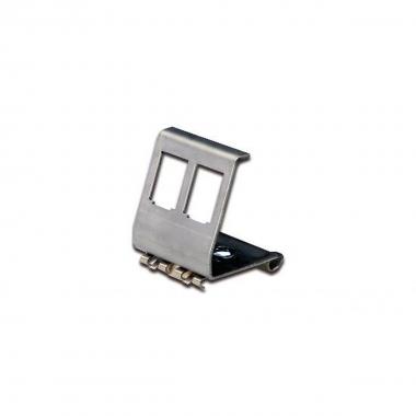 Adattatore din-rail per 2 moduli keystone