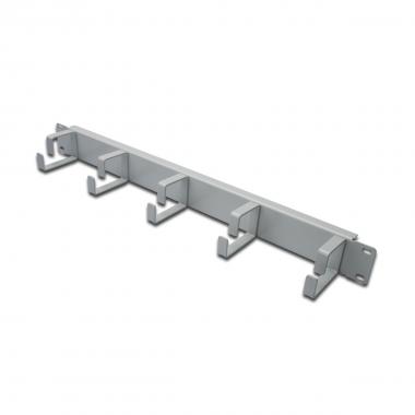 PANNELLO GUIDACAVI CON ANELLI PER ARMADI RACK 19" 1U GRIGIO