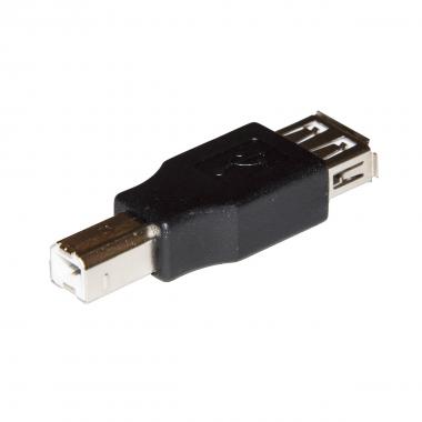 ADATTATORE USB 2.0 "A" FEMMINA - "B" MASCHIO