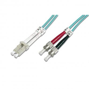 Cavo fibra ottica duplex om3 50/125 lc-st mt. 3