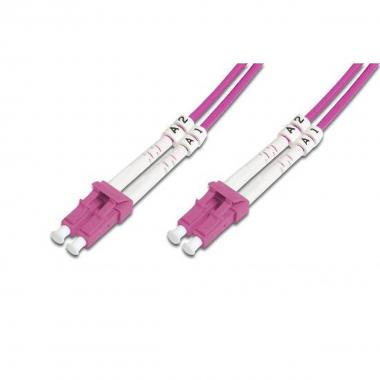 Cavo fibra ottica lc a lc multimode duplex 50/125 mt.3 om4