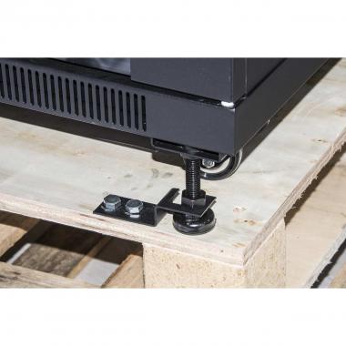 ARMADIO RACK 19" PER RETI 32U (A)1610, (L)600, (P)600 COLORE NERO PORTA VETRO