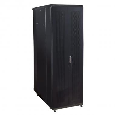 ARMADIO RACK 19" PER RETI 37U (A)1770, (L)600, (P)1000 COLORE NERO PORTA TRAFORATA