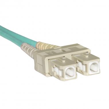 Cavo fibra ottica lc a sc multimode duplex om3 50/125 mt.10