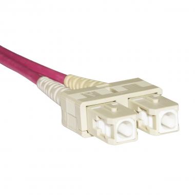 Cavo fibra ottica lc a sc multimode duplex om4 50/125 mt.20