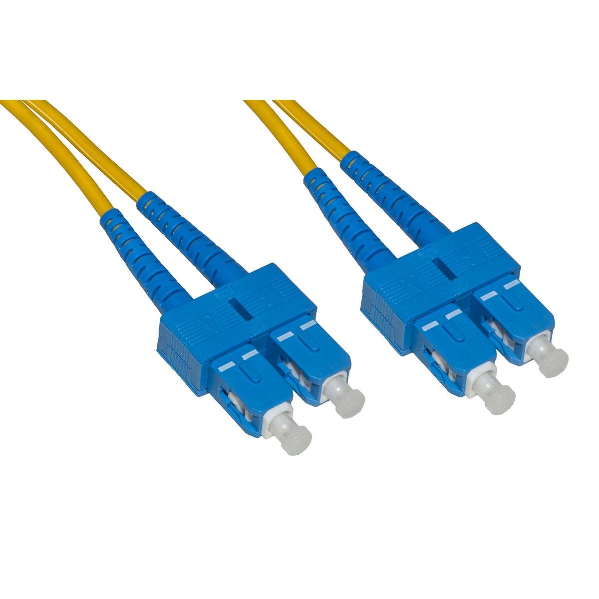 Cavo fibra ottica sc a sc singlemode duplex 9/125 mt.50