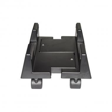 Supporto computer verticale con ruote co lore nero