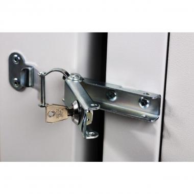 Armadio 12 unita' da muro linea soho (a)624 x (l)600 x (p)610 mm. con doppia sezione colore grigio chiaro ral7035