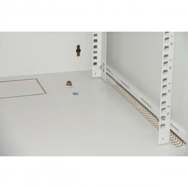 ARMADIO RACK 19" 9 UNITA' DA MURO PER RE TI (A)485 X (L)540 X (P) 450 MM COLORE GRIGIO PORTA VETRO, LK1909UG