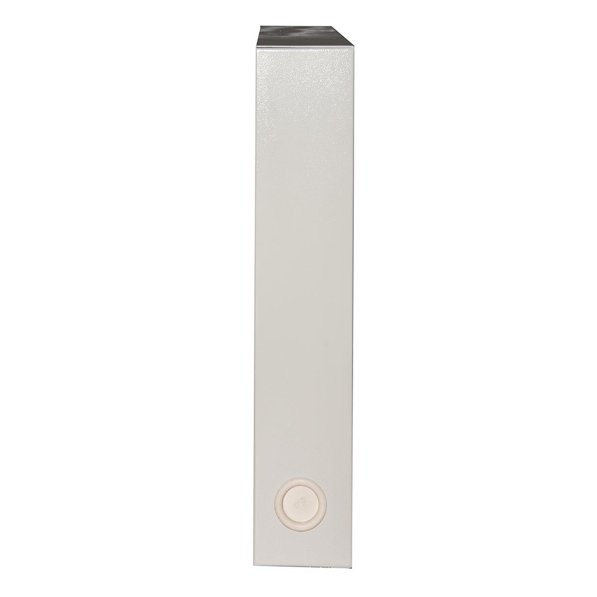 Armadio a muro per laptop con chiusura a chiave colore grigio