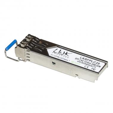 MODULO MINIGBIC (SFP) SINGLEMODE LC DUPLEX 1000Base-SX, 1310nm 2,488 Gbps 20 Km COMPATIBILE HP SERIE ENTERPRISE